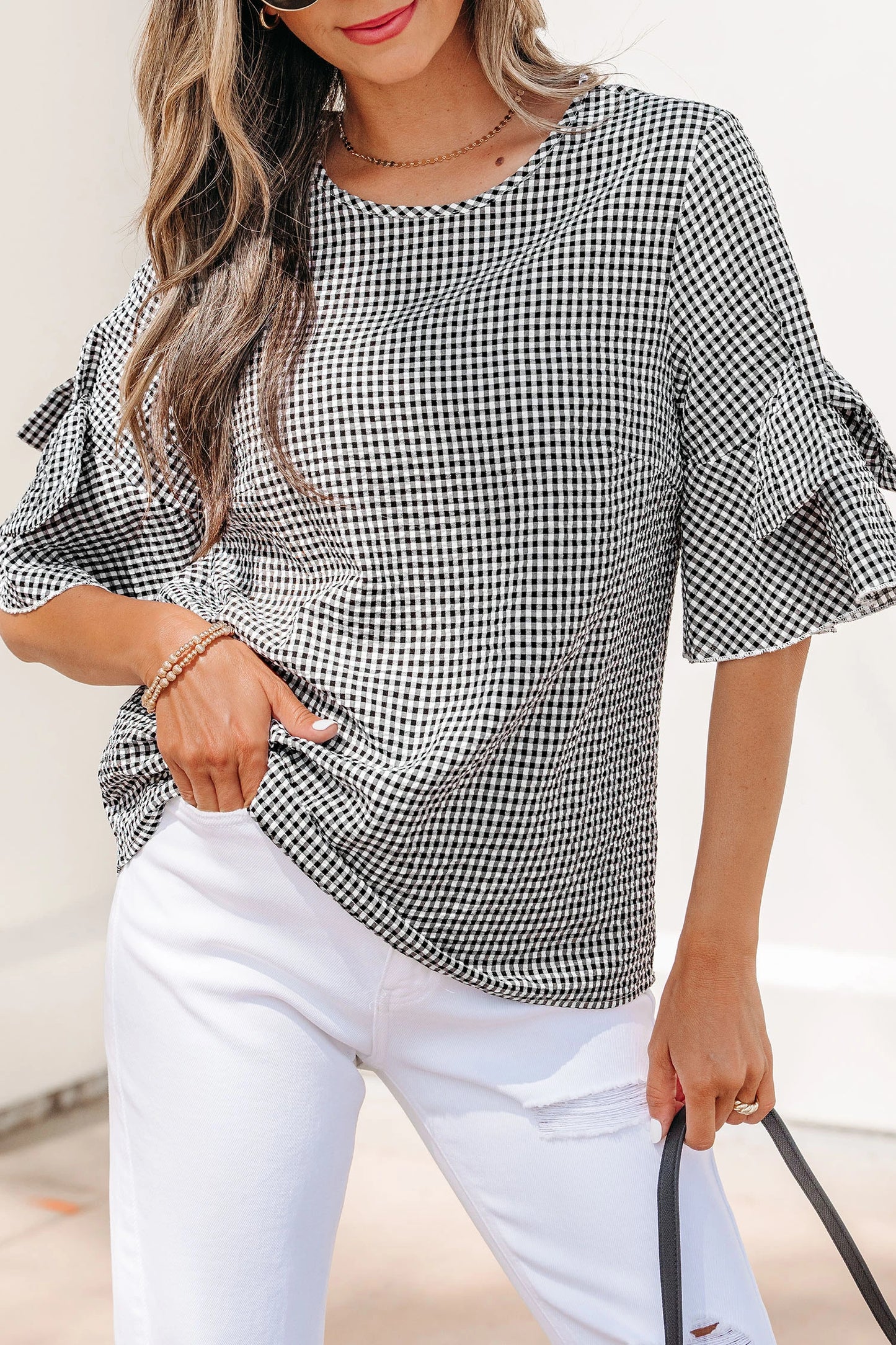 Going Gingham Top