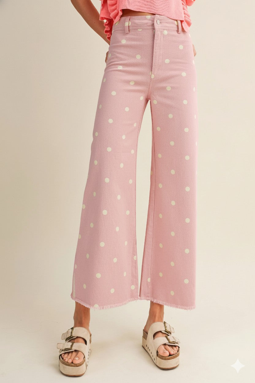 Pink Lady Polka Dot Pants