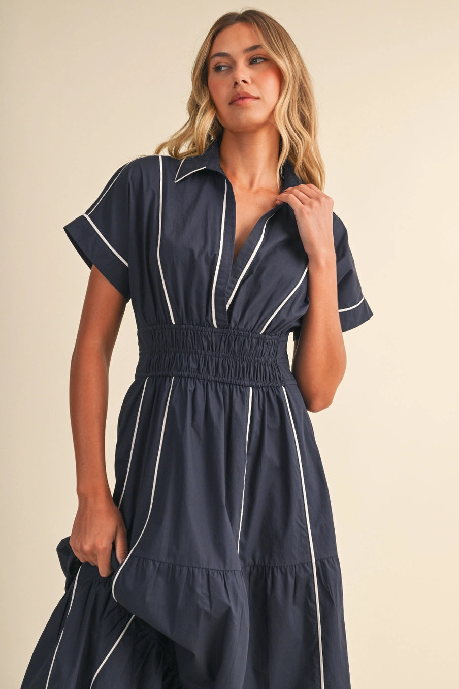 Navy After Dark Maxi Dress