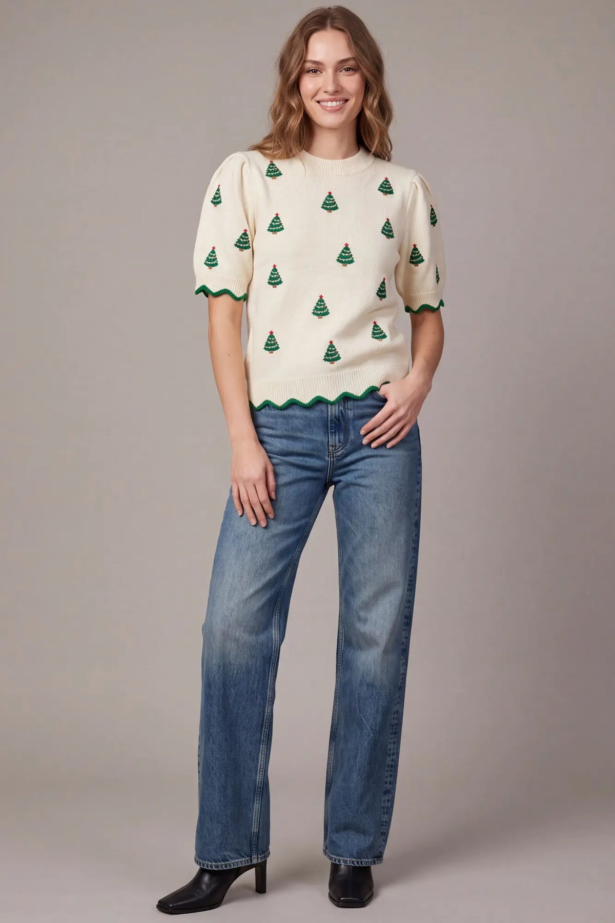 Merry Little Trees Sweater