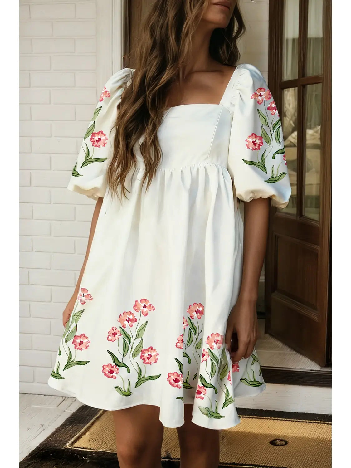 spell darling embroidered dress Magnolia – Color Me Darling Boutique Color:Multicolor1 - 6 Pairs Marilyn Monroe + favourite ygroup_jessicacoat long balloon sleeves (with