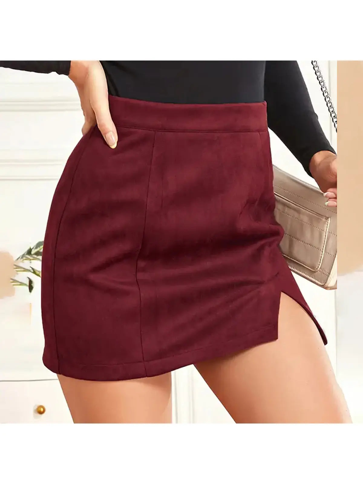 Kickoff Cutie Suede Skort