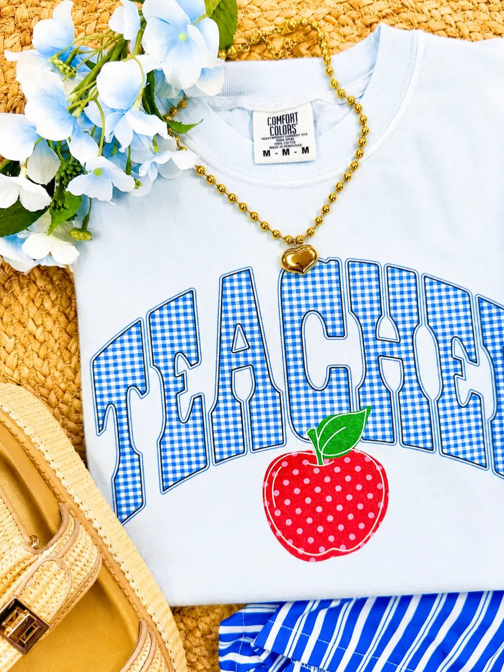 Back to School in Gingham Tee