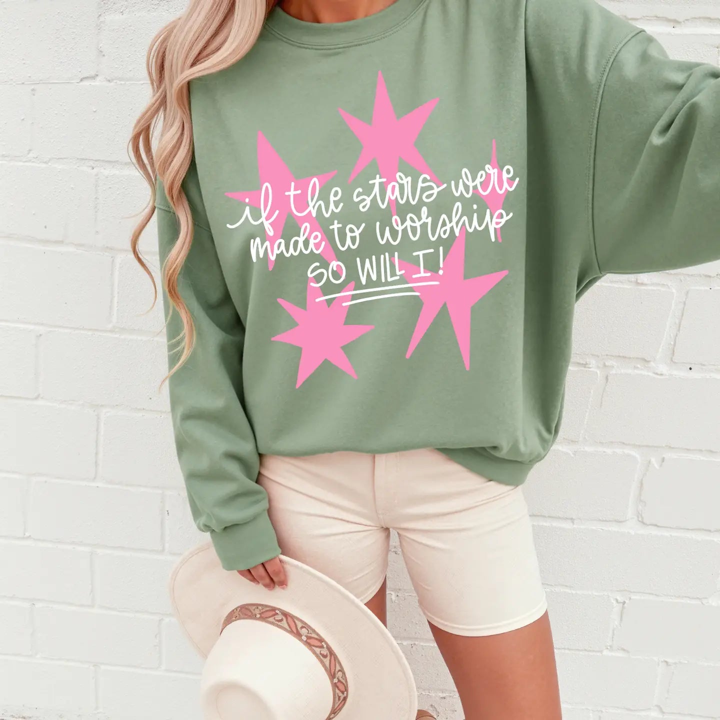 Stars Made to Worship Sweatshirt