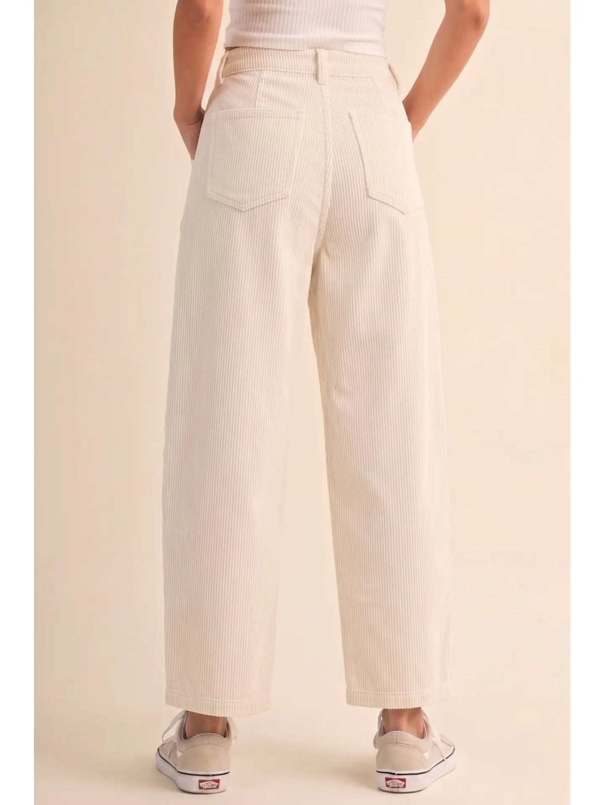 Vanilla Velvet Corduroy Pants