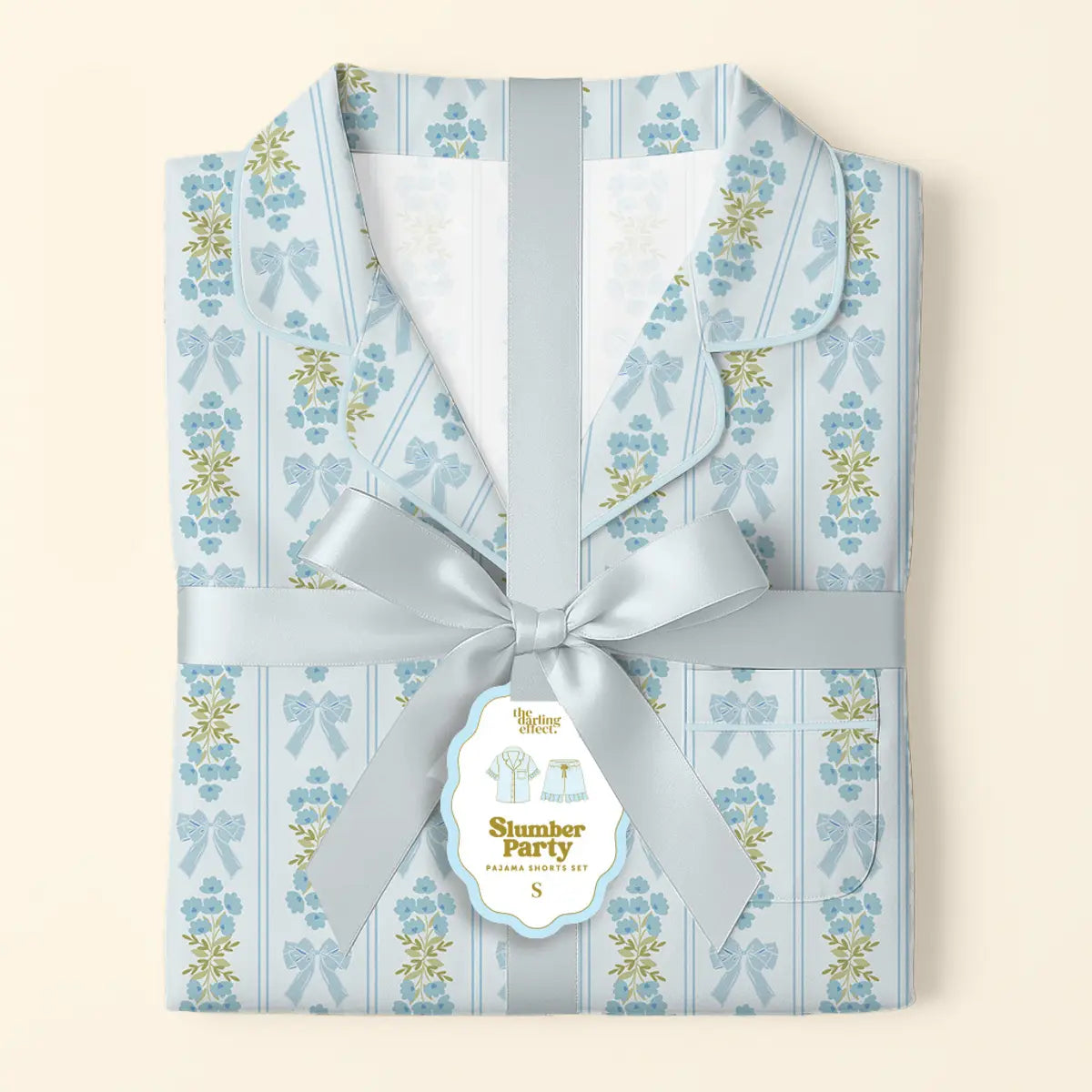 Oh so Fancy Blue Blossom PJ set