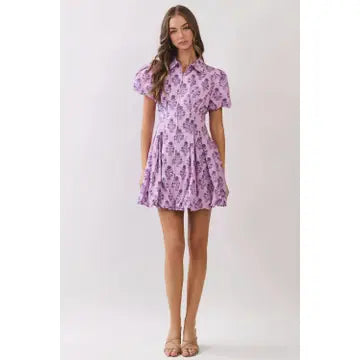 Lavender Luxe Bubble Dress🪻