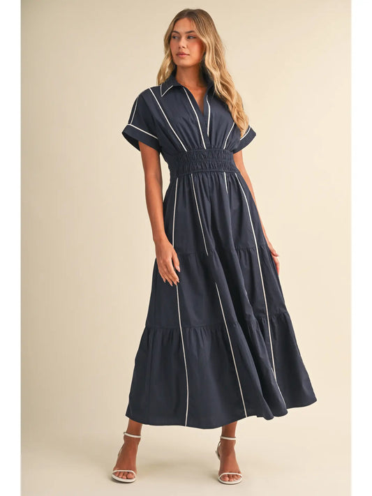Navy After Dark Maxi Dress
