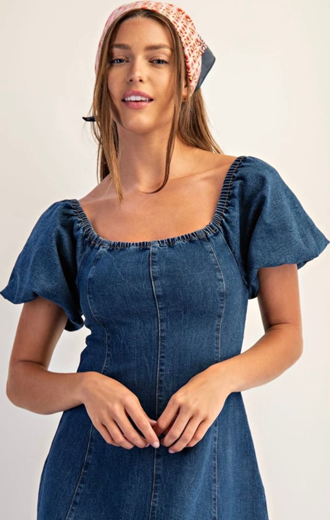 Denim Darling Maxi Dress