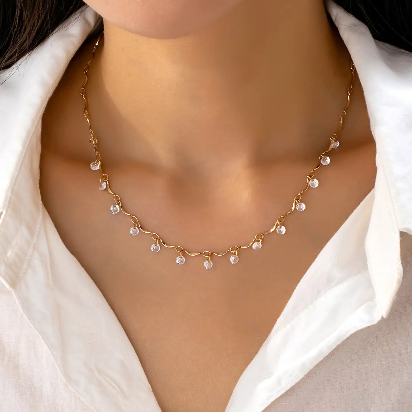 Color Me in Crystals Necklace