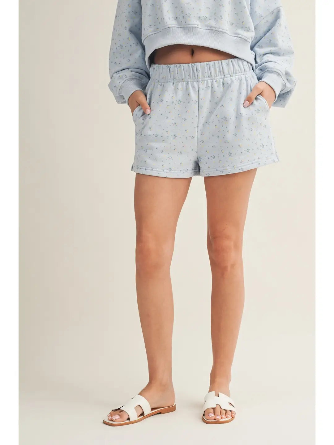 Ditsy Floral Sweatshorts