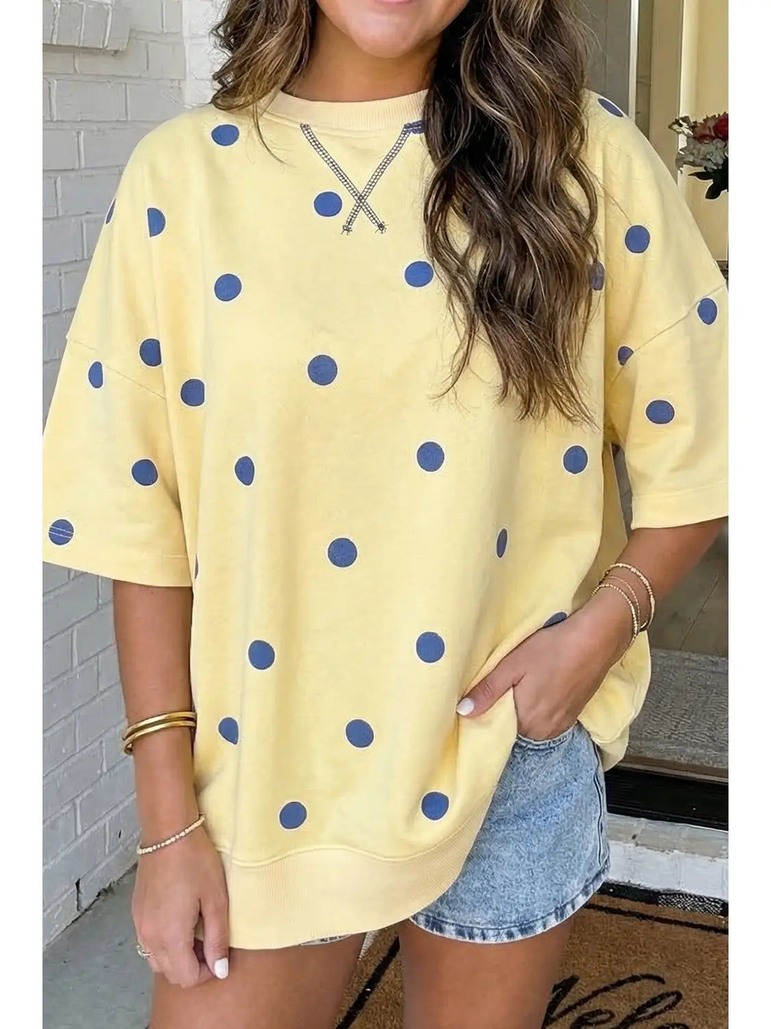 Sunny Side Dots Top