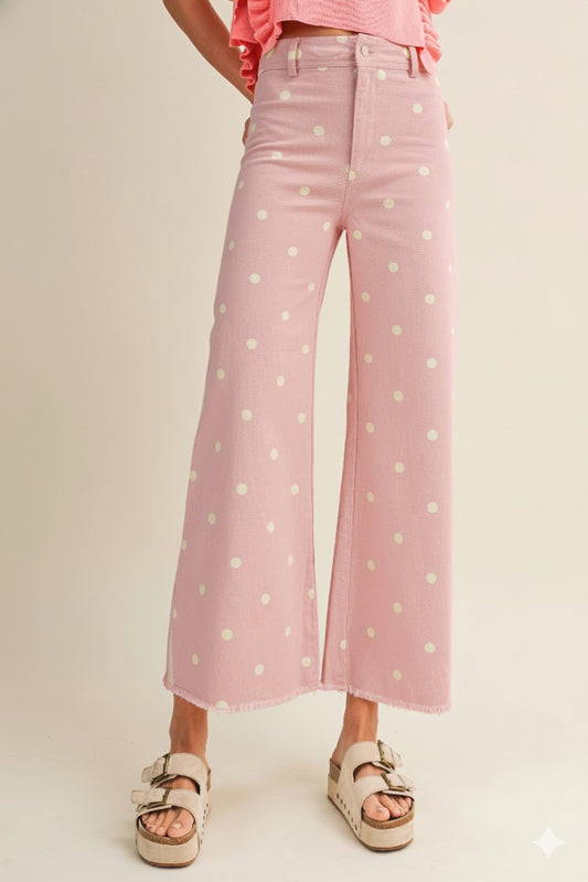 Pink Lady Polka Dot Pants