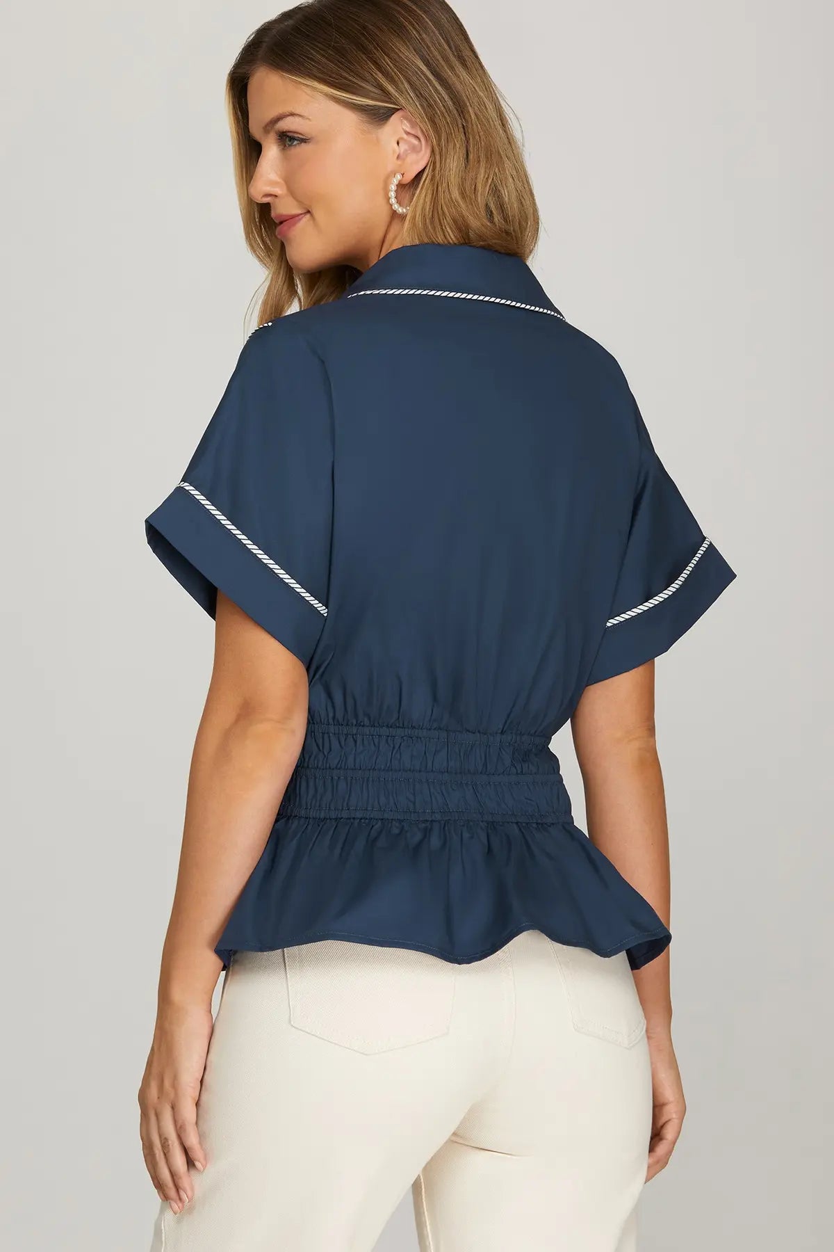 Navy Nights Top