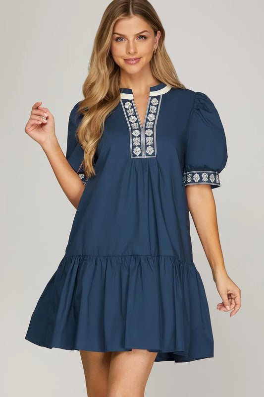 Daily Navy Mini Dress