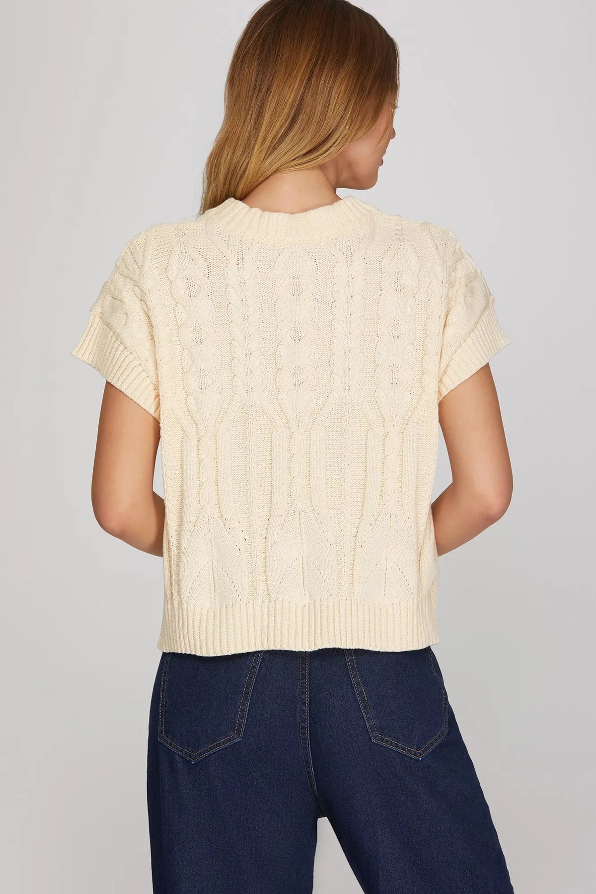 Cream Dream Cable Knit Sweater