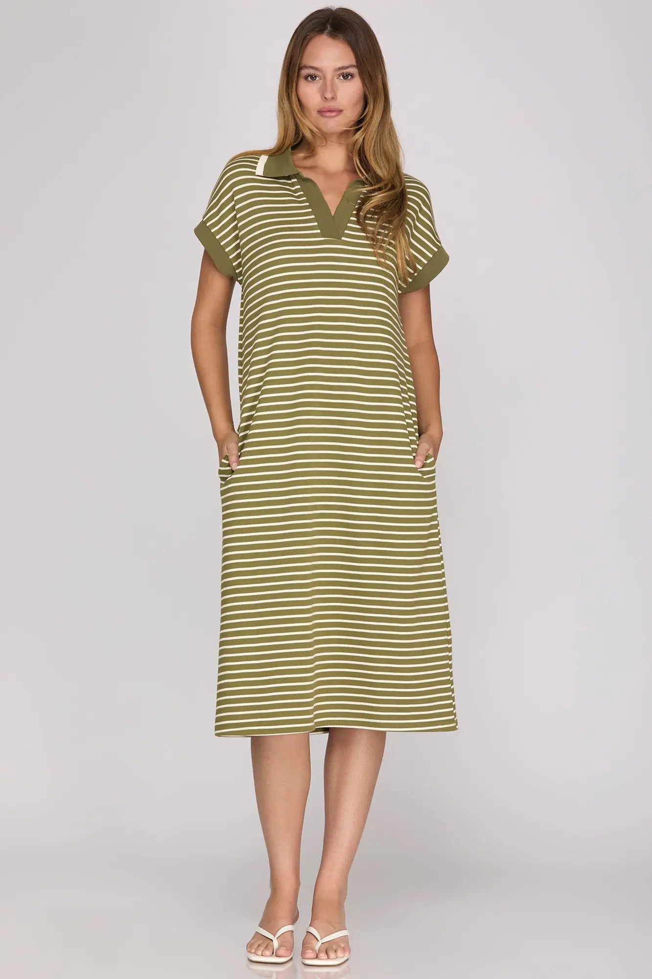 September Stripes Dress