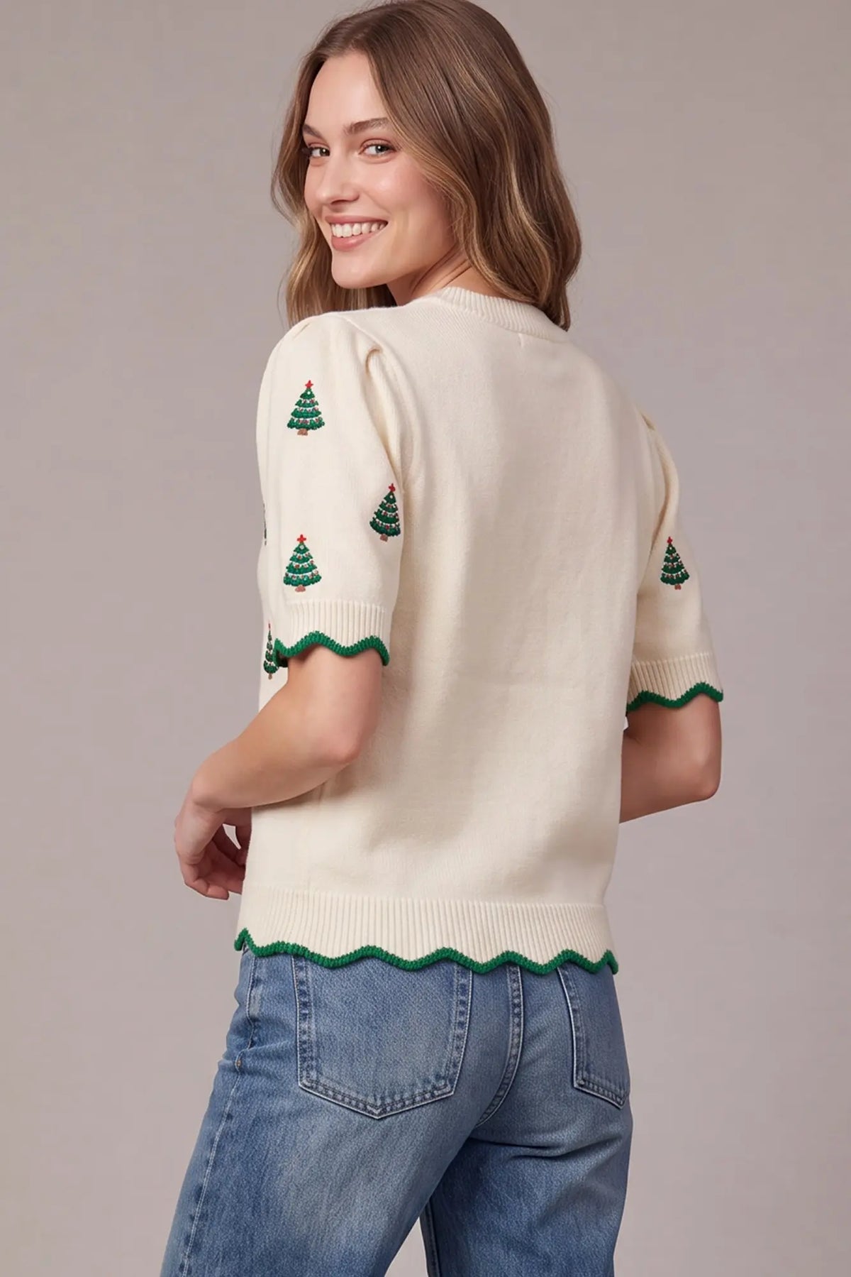 Merry Little Trees Sweater