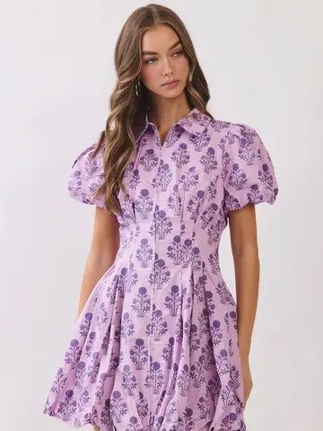 Lavender Luxe Bubble Dress🪻