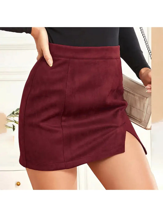 Kickoff Cutie Suede Skort