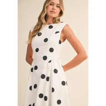 Paris Polka Dot Dress