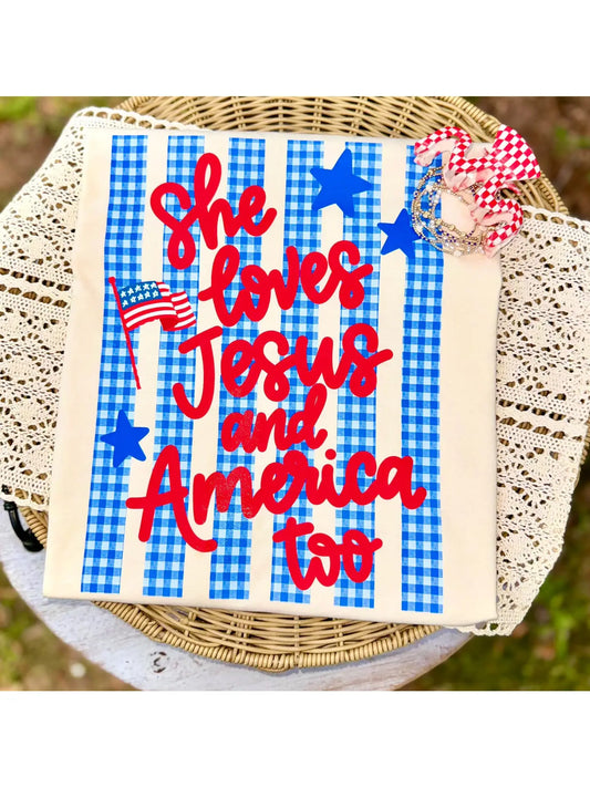 Red, White, and Darling Tee