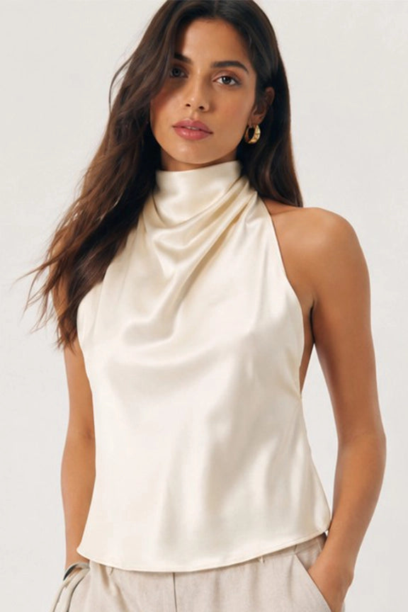 Satin Sweetheart Top