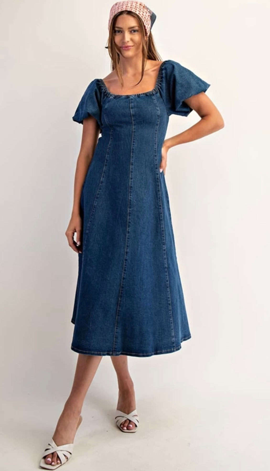 Denim Darling Maxi Dress