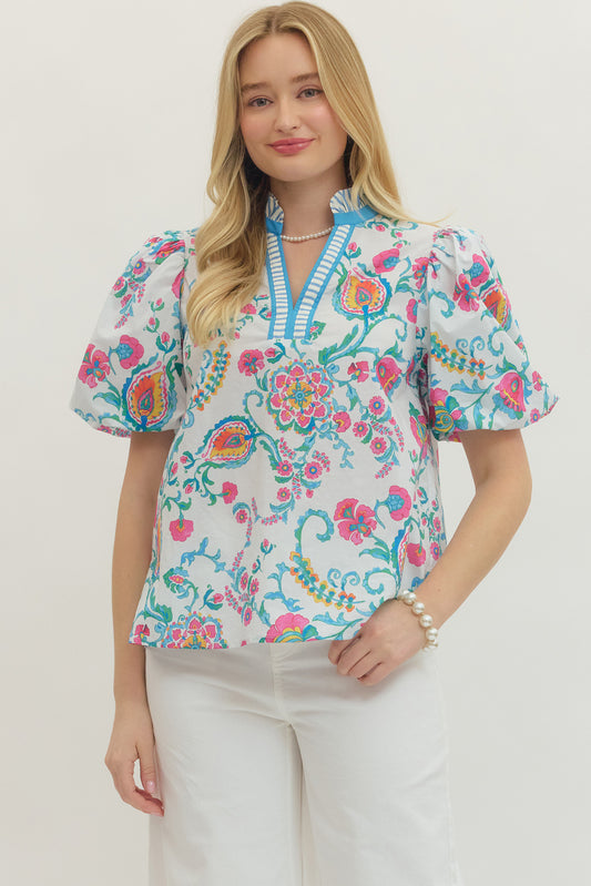 Colorful Cornelia Blouse