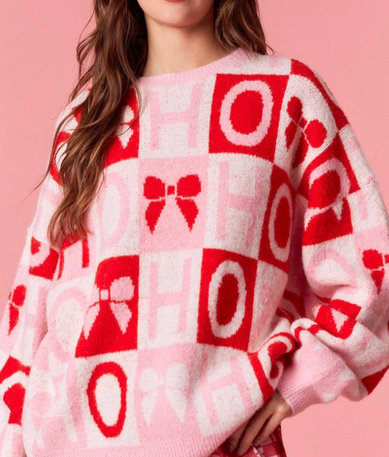 Hoho and Bows Sweater