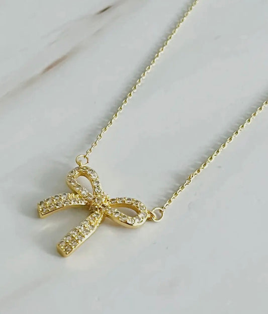Bow Necklace