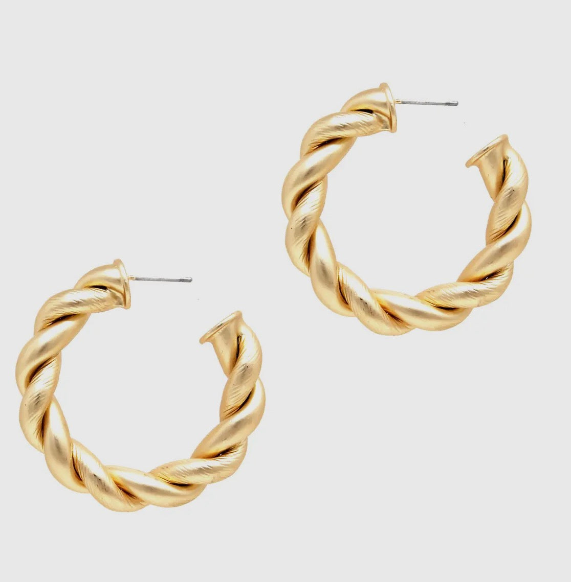 Braided Hoop Earrings