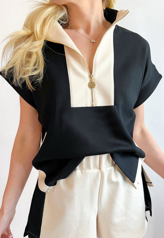 Black and Cream Contrast Set