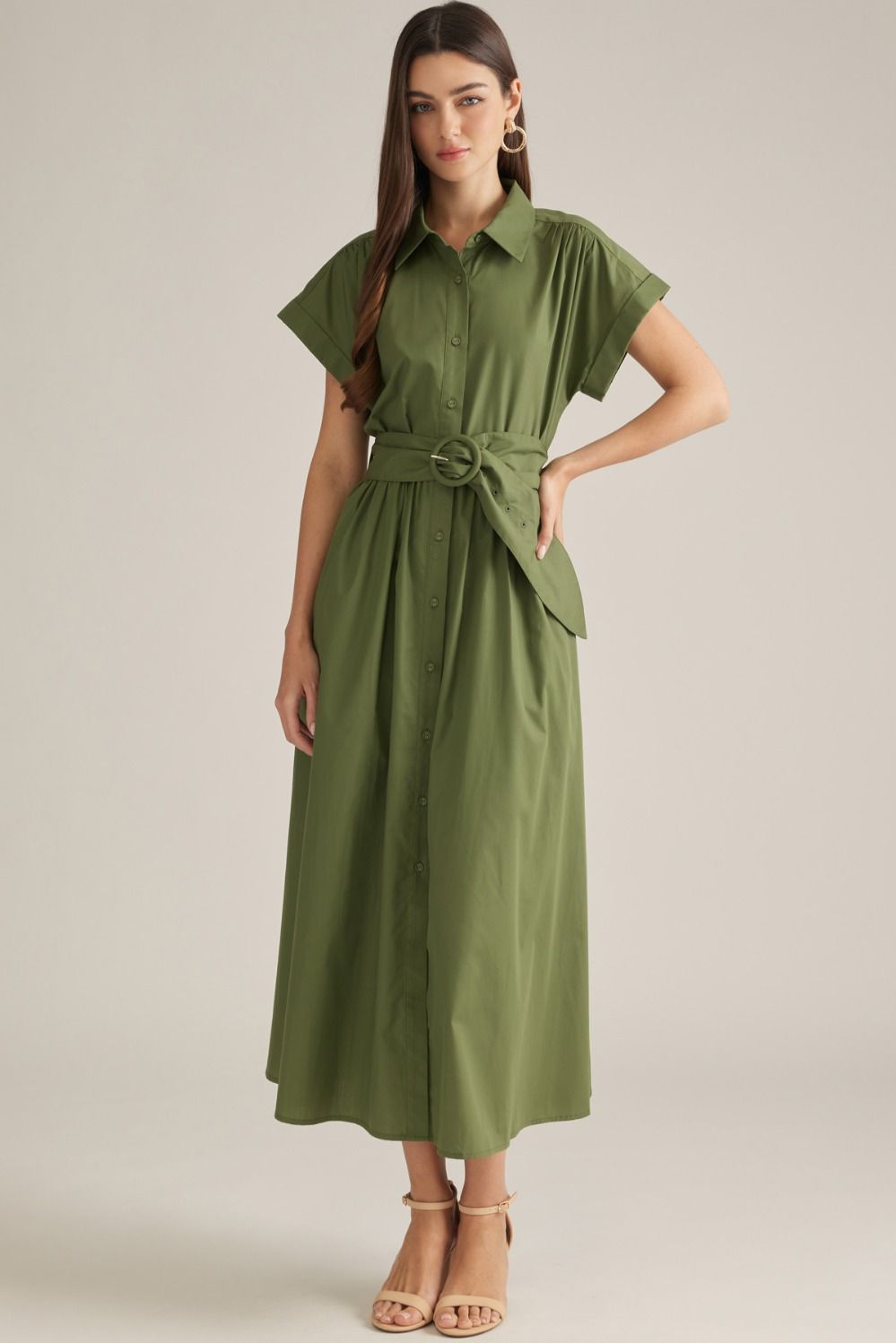 Darling in Olive Dress