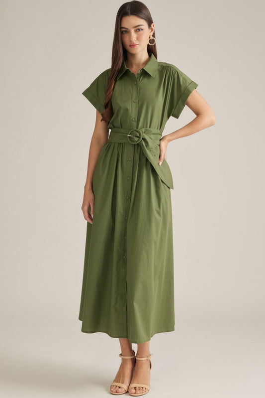 Darling in Olive Dress