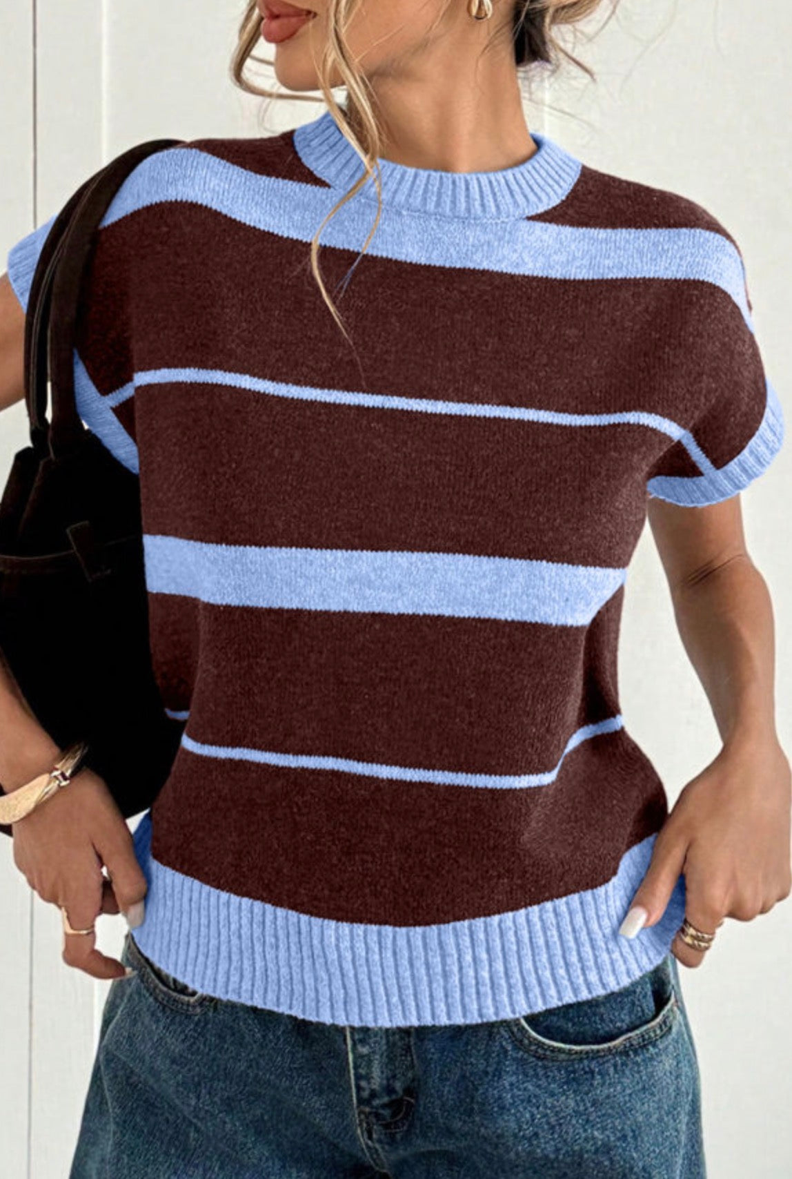 Blue Skies and Lattes Sweater