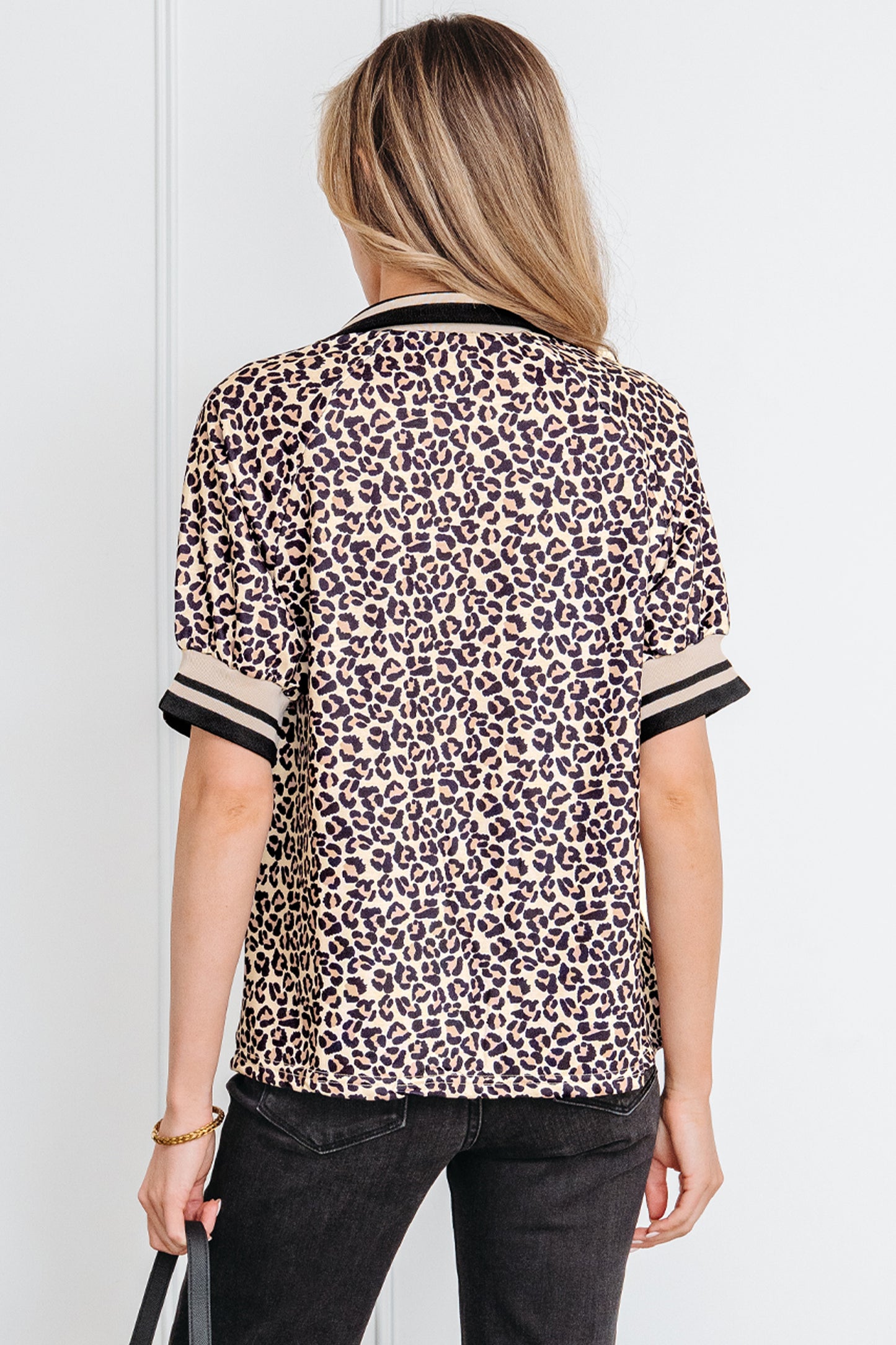 Leopard Lounging Zip-up