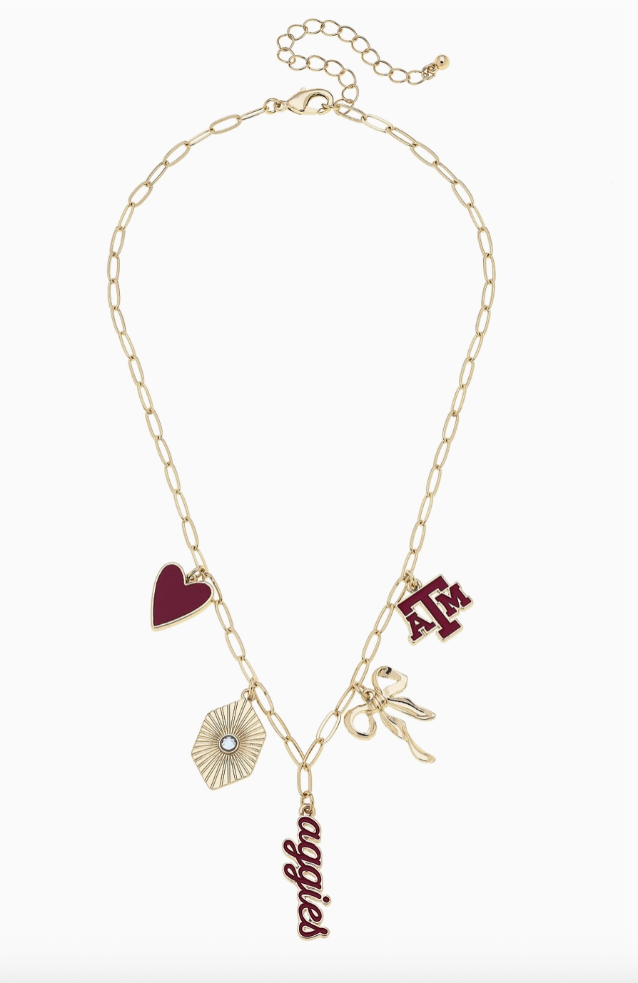 Texas A&M Charm Necklace