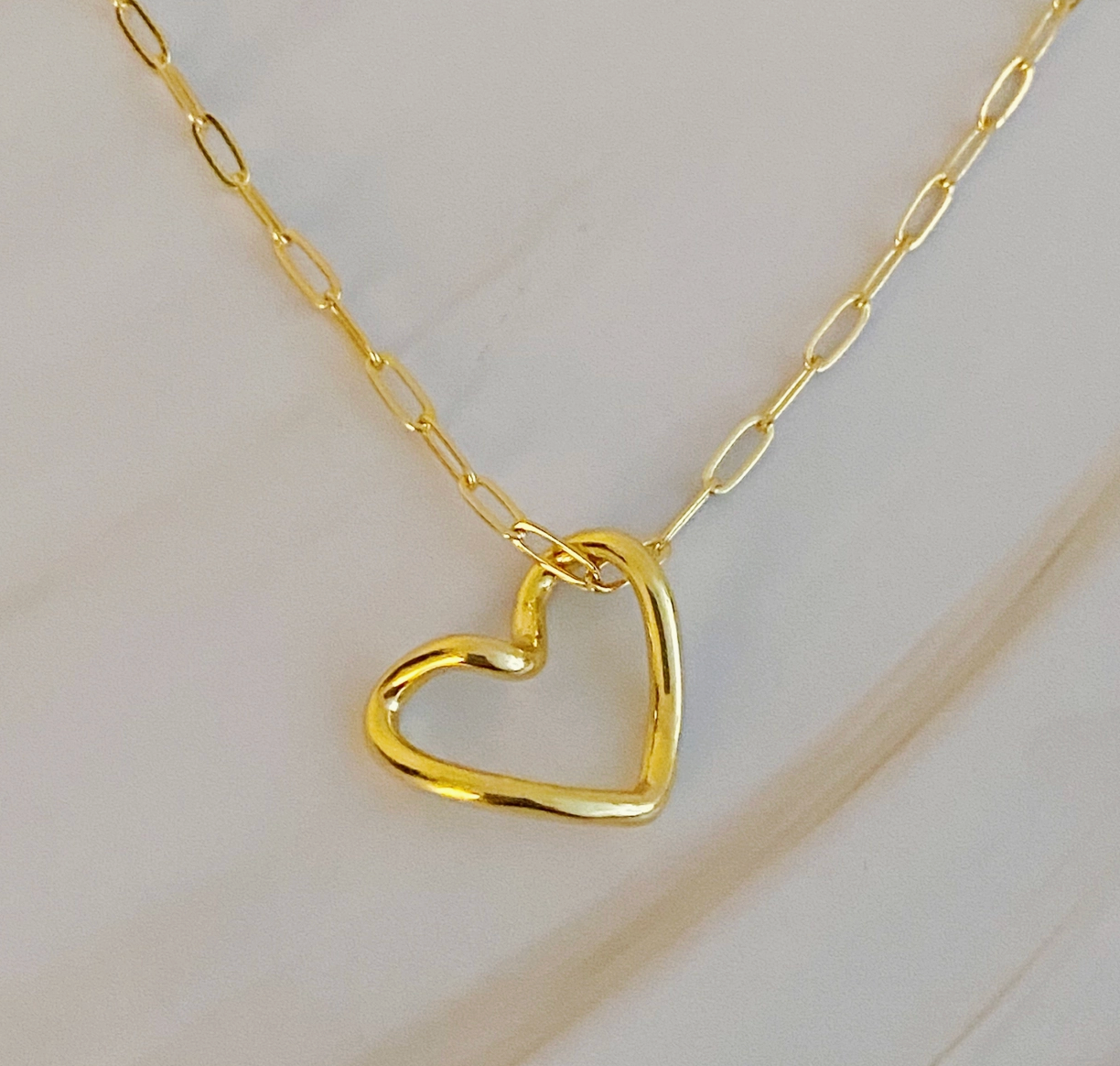 Heart and Chain Necklace