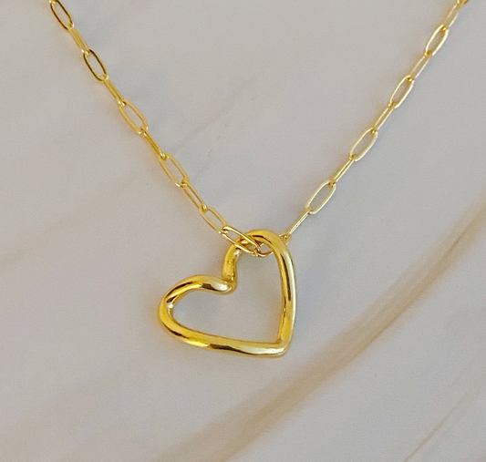 Heart and Chain Necklace