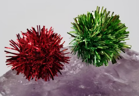 Christmas Party Pom Pom Stud Earrings