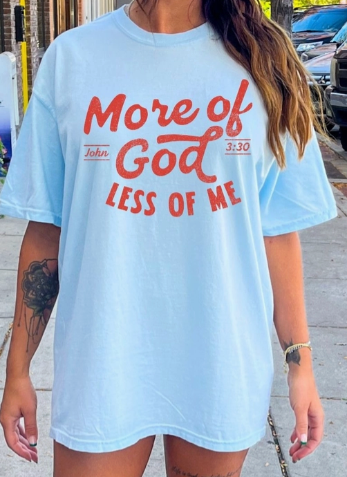 Blue More of God Tee