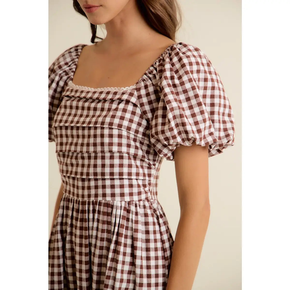 Brown Sugar Gingham Dress