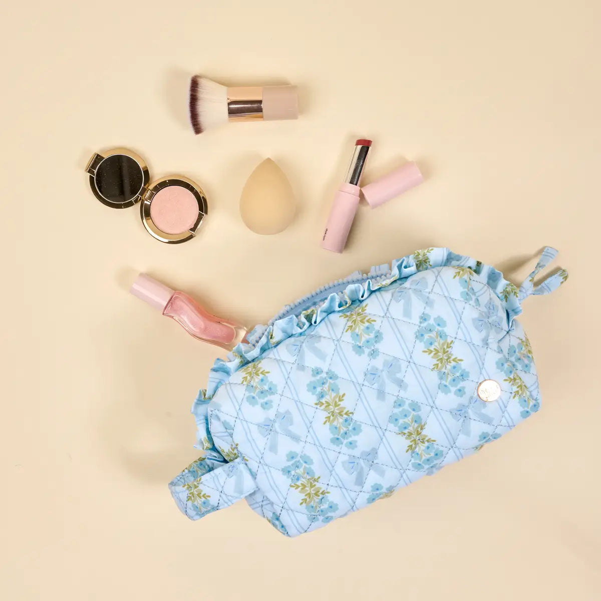 Oh so Fancy Blue Cosmetic Bag