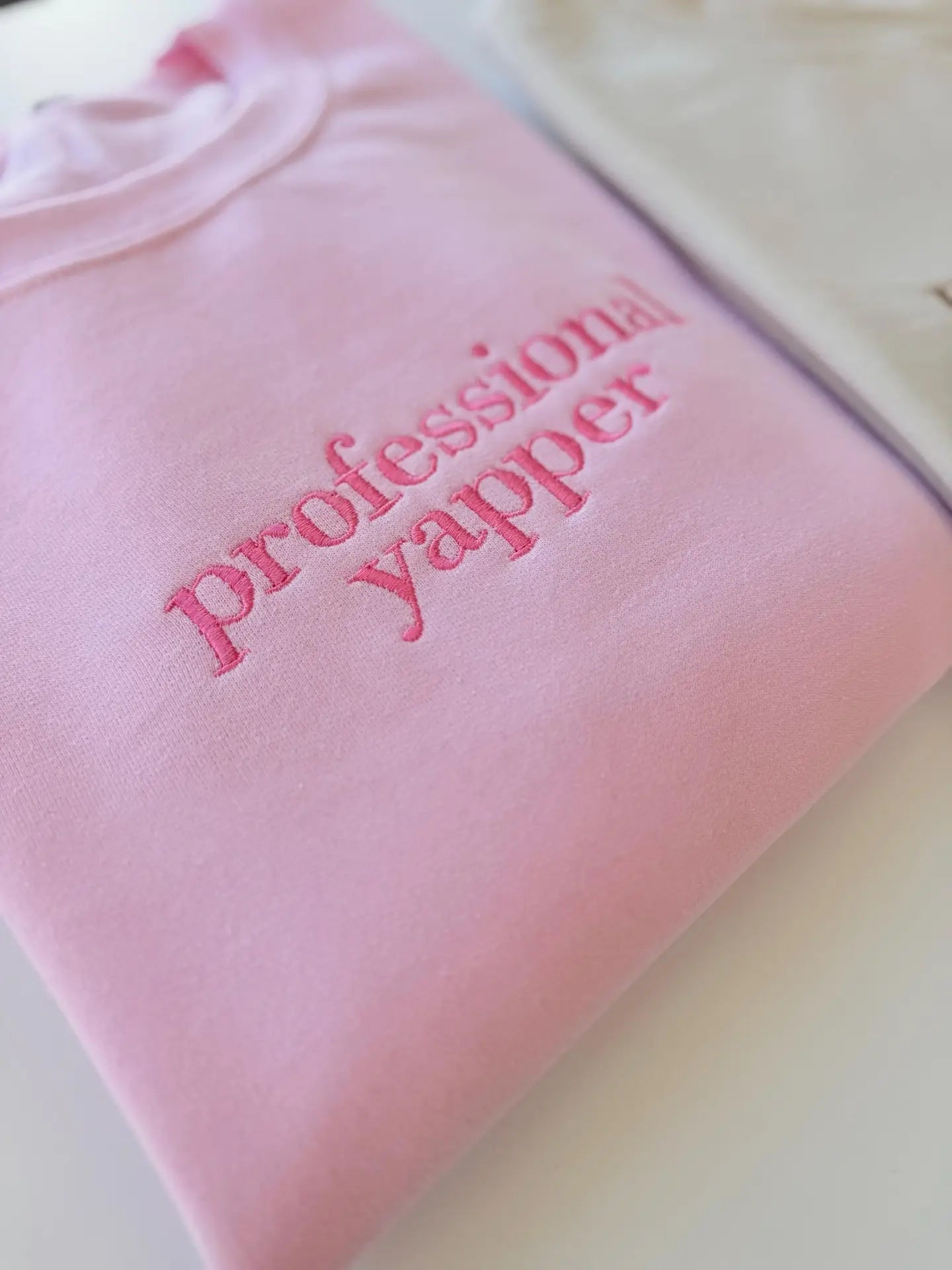 Pink Professional Yapper Sweatshirt