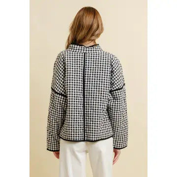 Avery Avenue Black Gingham Jacket