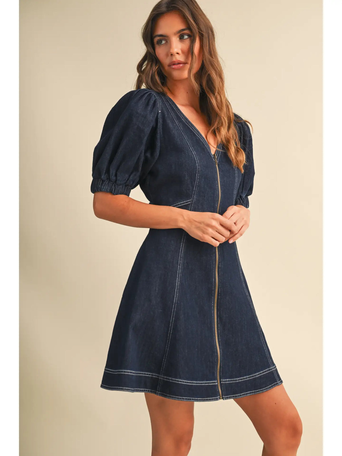 Zip Me into Something Blue Dress