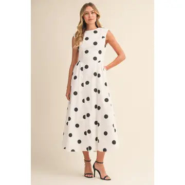 Paris Polka Dot Dress