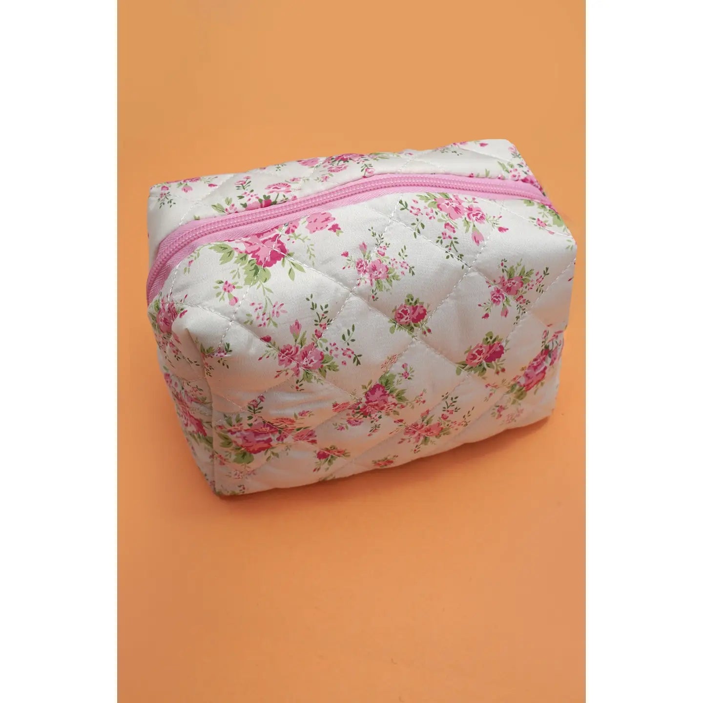 Floral Toile Cosmetic Bag