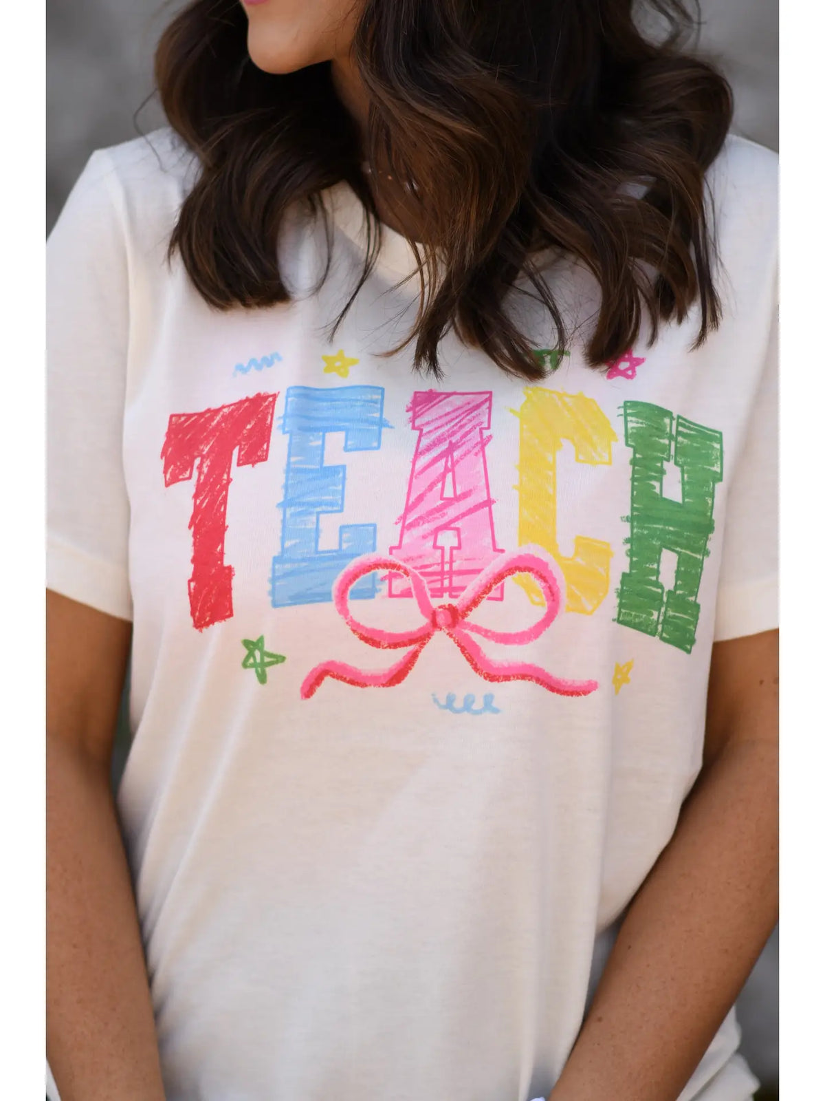 Color Me Teacher Tee